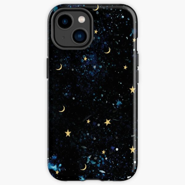 Starry night moon and stars phone case in iPhone and Samsung Galaxy.  iPhone Tough Case RB0901 product Offical galaxy Merch