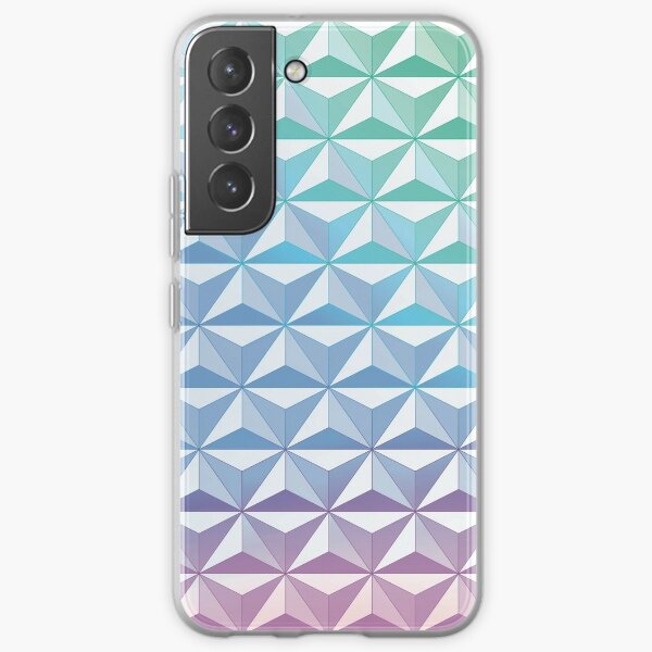 Geodesic Sphere, Blue Samsung Galaxy Soft Case RB0801 product Offical rainbow Merch