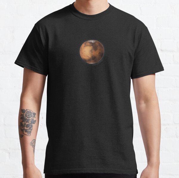 Planet Mars Illustration Classic T-Shirt RB0901 product Offical galaxy Merch