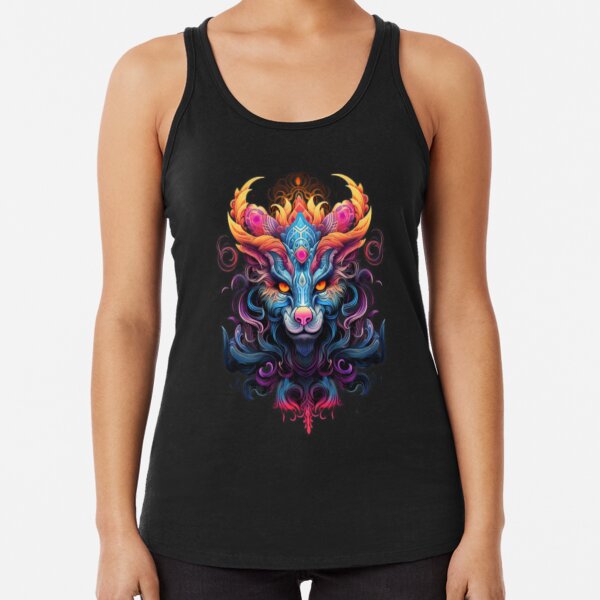 Colorful Mythical Creature Racerback Tank Top RB0801 product Offical rainbow Merch